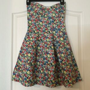 Mink pink floral dress